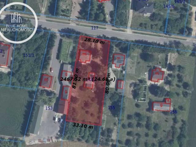 Dom z dużą działką 24,5 ara, 87 m², Rejowiec Fabryczny polecam