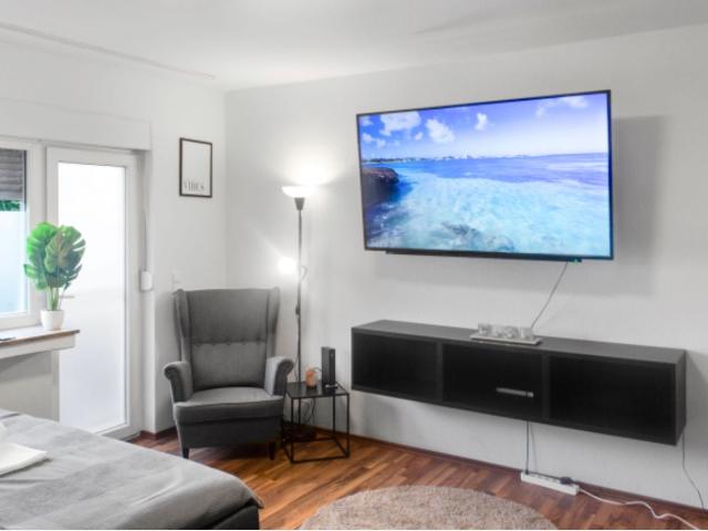 Relax Oasis with 65 SmartTV, Kitchen and Balcony