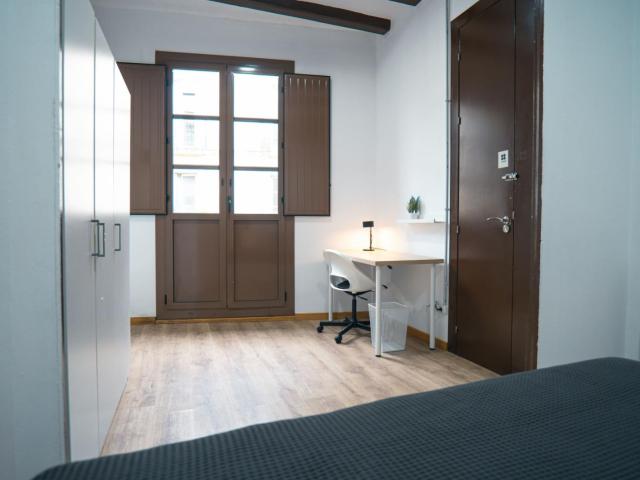 Relaxing double bedroom in El Raval