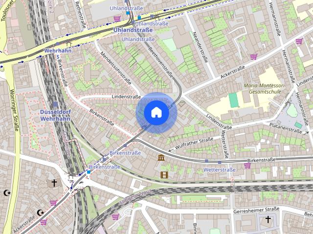 Repräsentative 4 Zimmer Neubauwohnung mit Balkon und Garage in Düsseldorf Flingern!