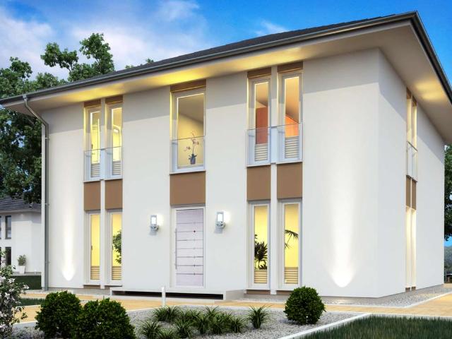 Repräsentative KFW40 mit QNG ScanHaus Stadtvilla in Neumünster als Neubau!