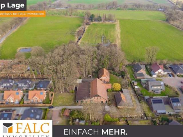 Reserviert Resthof mit Scheune und über 10.000 m² Grundstück – attraktives Entwicklungspotenzial