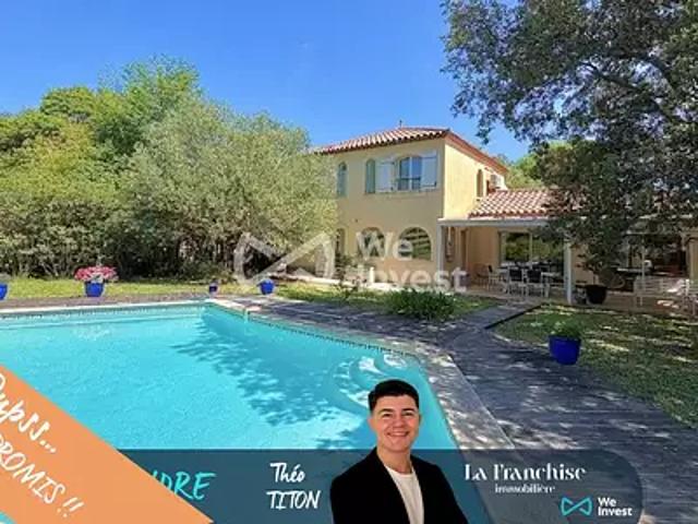 Restinclières 34160 Achat / Vente maison 6 pièces t6 piscine terrasse