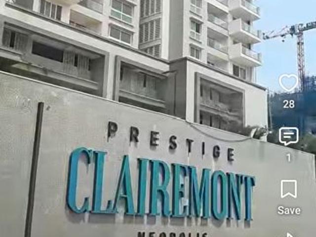 Resale | 3.5 BHK + 2944 Sq.Ft. Apartment in Prestige Clairemont