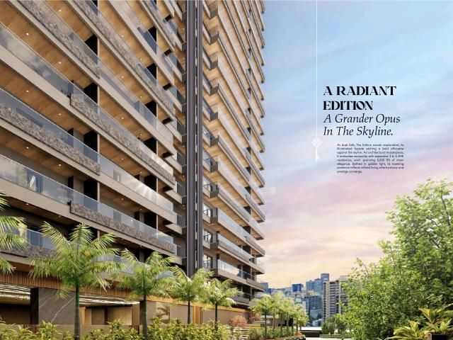 Resale | 3.5 BHK + Pooja Room,Servant Room,Study Room,Extra Room 3555 Sq.Ft. Apartment in Savya The Edition