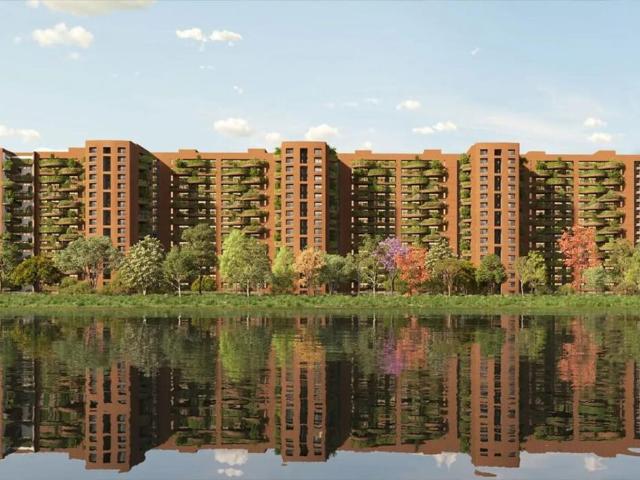 Resale | 3.5 BHK + Pooja Room 2490 Sq.Ft. Apartment in Total Environment Down By The Water
