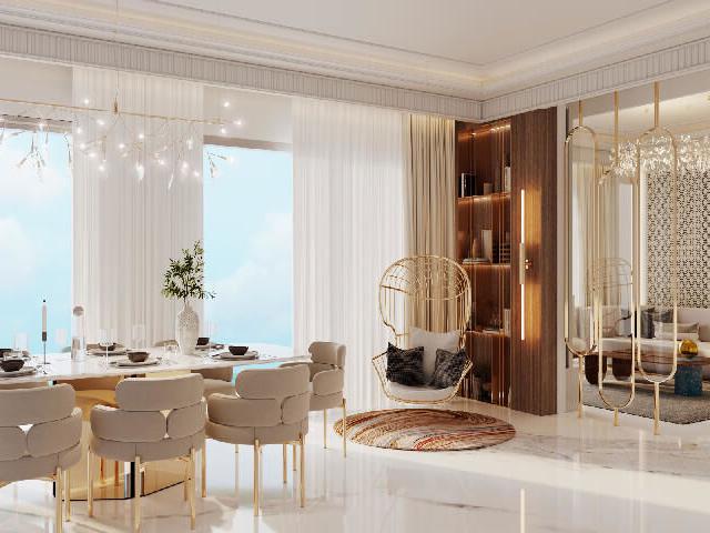 Resale | 3.5 BHK + Servant Room 1216 Sq.Ft. Apartment in Lodha Riservo
