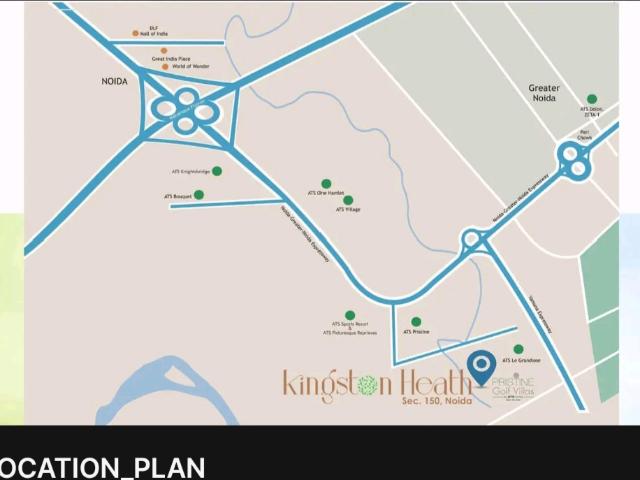 Resale | 3.5 BHK + Servant Room 2350 Sq.Ft. Apartment in ATS Kingston Heath