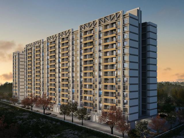 Resale | 3.5 BHK + Study Room 1340 Sq.Ft. Apartment in Dhvanil Harmony
