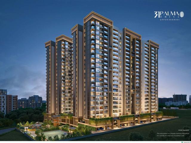 Resale | 3 BHK 1090 Sq.Ft. Apartment in Bhandari 31 Palma Drive