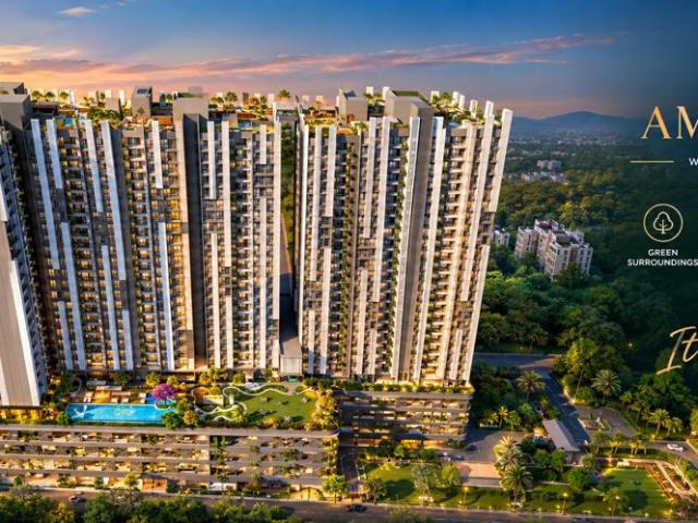 Resale | 3 BHK + 1120 Sq.Ft. Apartment in SMP Amberwood