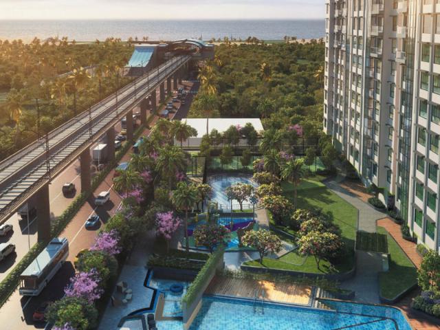 Resale | 3 BHK 1125 Sq.Ft. Apartment in Hubtown The Premiere