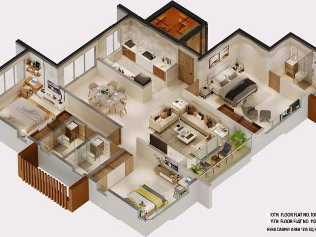 Resale | 3 BHK 1215 Sq.Ft. Apartment in Santacruz West