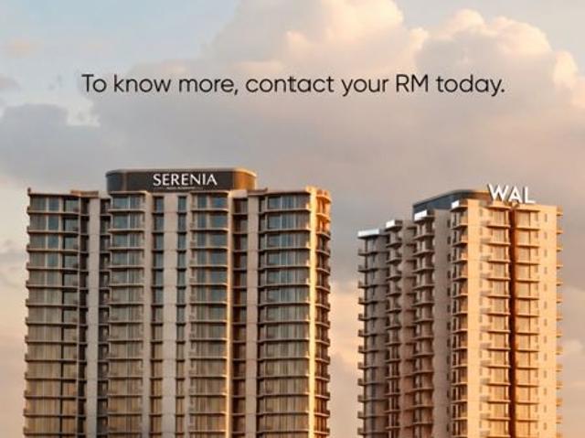 Resale | 3 BHK + 1350 Sq.Ft. Apartment in Wal Serenia 92
