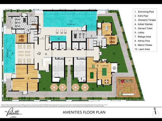 Resale | 3 BHK 1466 Sq.Ft. Apartment in Suraj Parkview