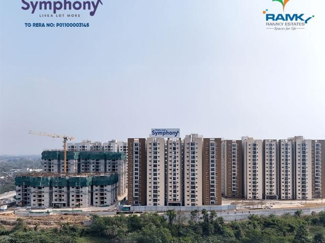 Resale | 3 BHK + 1585 Sq.Ft. Apartment in Ramky One Symphony