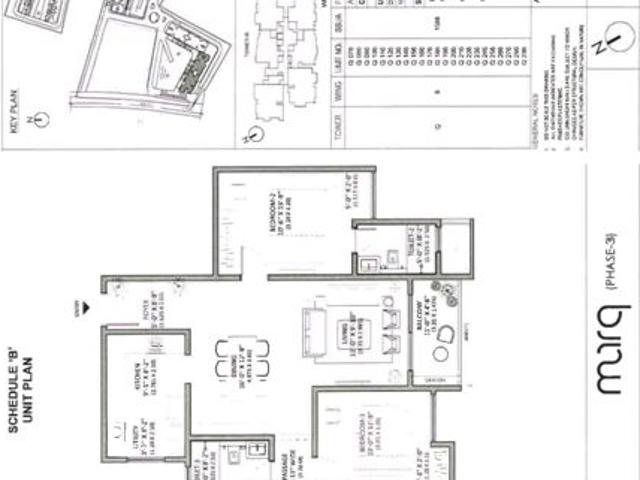 Resale | 3 BHK 1588 Sq.Ft. Apartment in Assetz Marq