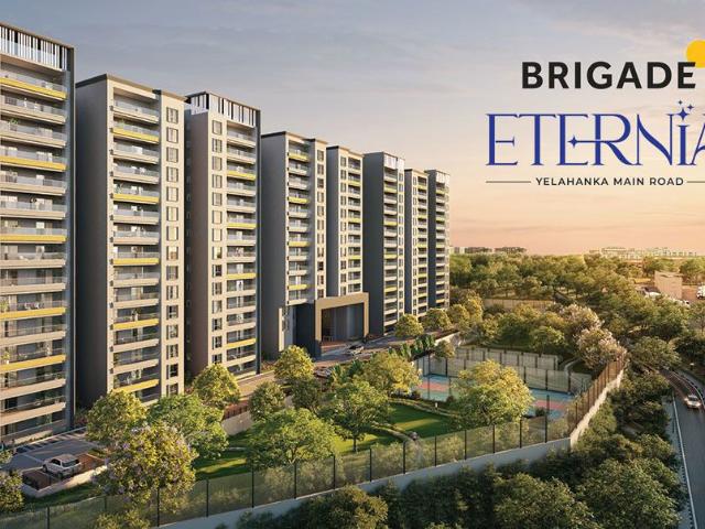 Resale | 3 BHK 1624 Sq.Ft. Apartment in Brigade Eternia