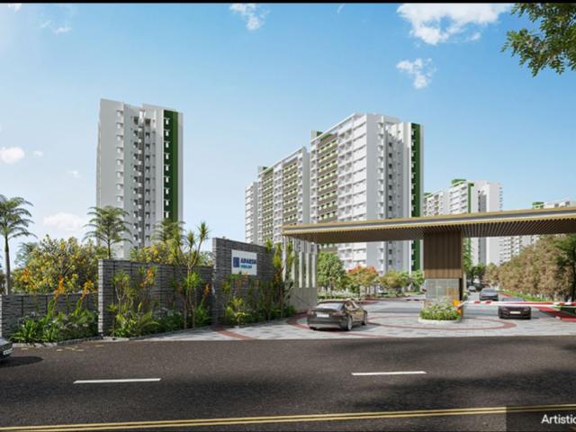 Resale | 3 BHK 1850 Sq.Ft. Apartment in Adarsh Parkland