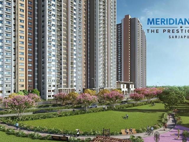 Resale | 3 BHK 1865 Sq.Ft. Apartment in Meridian Park At The Prestige City