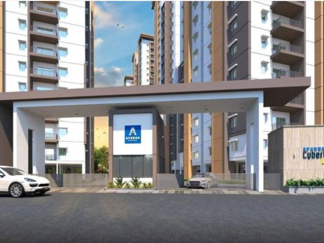 Resale | 3 BHK + 1896 Sq.Ft. Apartment in Aparna Cyber Heights
