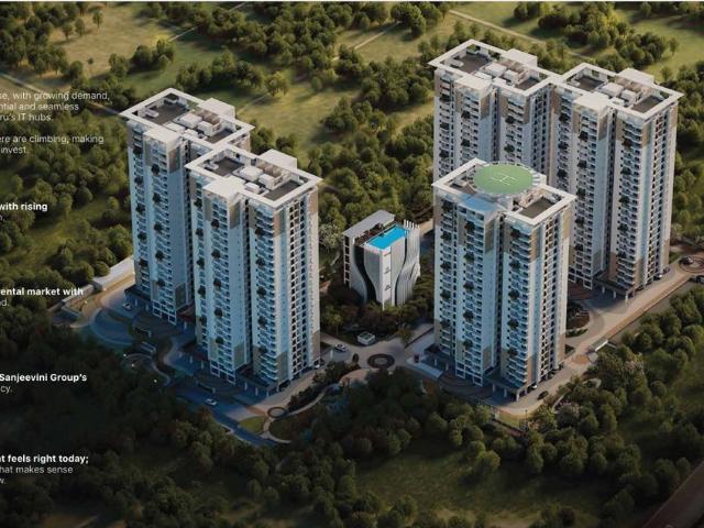 Resale | 3 BHK + 1950 Sq.Ft. Apartment in Sanjeevini The Adwaith