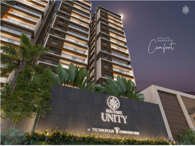 Resale | 3 BHK 1920 Sq.Ft. Apartment in Technopolis Solitaire Unity