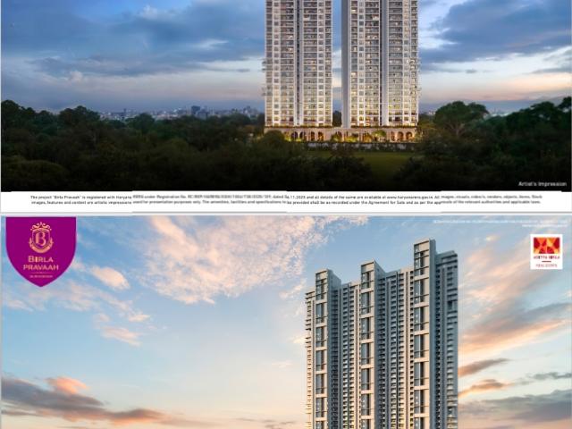 Resale | 3 BHK 2000 Sq.Ft. Apartment in Birla Pravaah