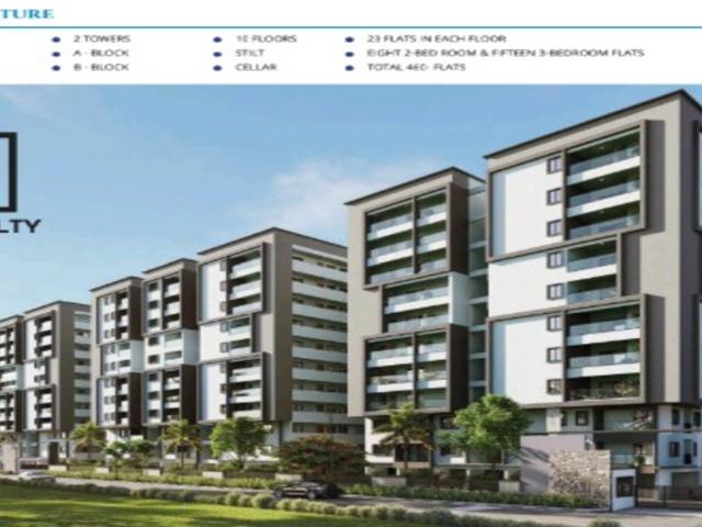 Resale | 3 BHK 2000 Sq.Ft. Apartment in Ideas Shoba Nath
