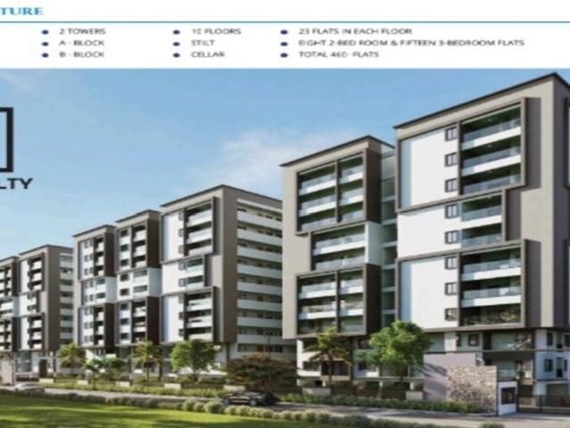 Resale | 3 BHK 2000 Sq.Ft. Apartment in Ideas Shoba Nath