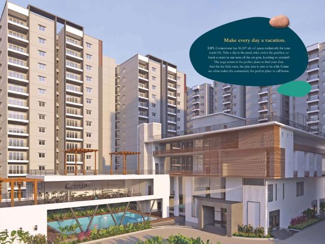 Resale | 3 BHK 2215 Sq.Ft. Apartment in EIPL Corner Stone