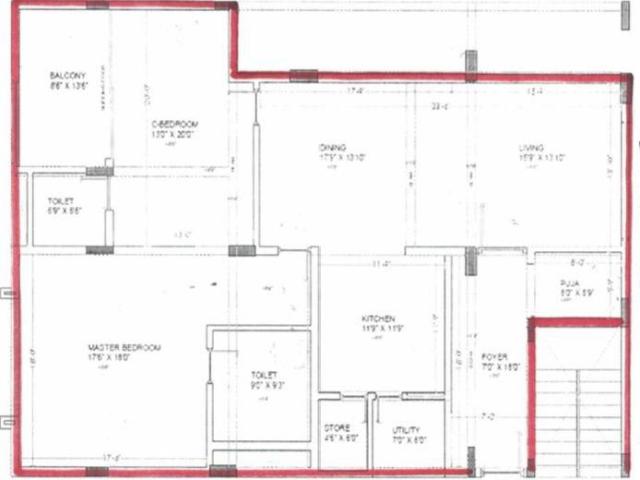 Resale | 3 BHK + 2225 Sq.Ft. Apartment in Shreemukh Rock Levelz