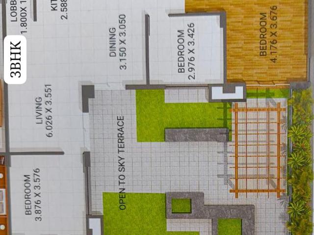 Resale | 3 BHK 2500 Sq.Ft. Apartment in Kumar Peninsula