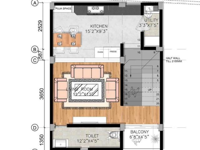 Resale | 3 BHK 3050 Sq.Ft. Apartment in Skanda Avani