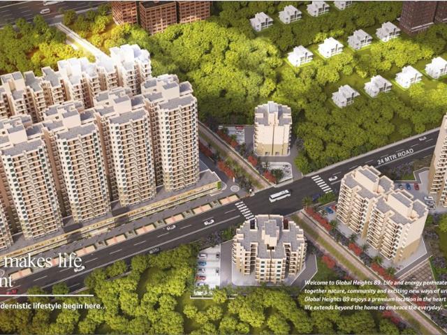 Resale | 3 BHK 748 Sq.Ft. Apartment in Breez Global Heights 89