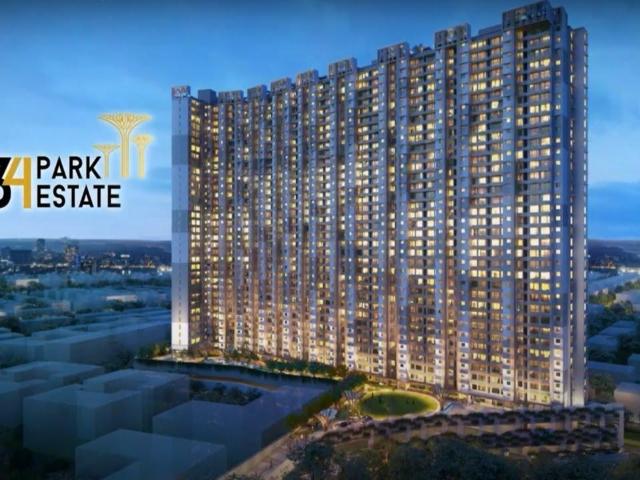Resale | 3 BHK 850 Sq.Ft. Apartment in Chandak 34 Park Estate