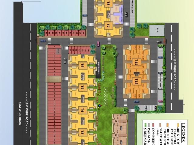Resale | 3 BHK 851 Sq.Ft. Apartment in Amolik Sankalp