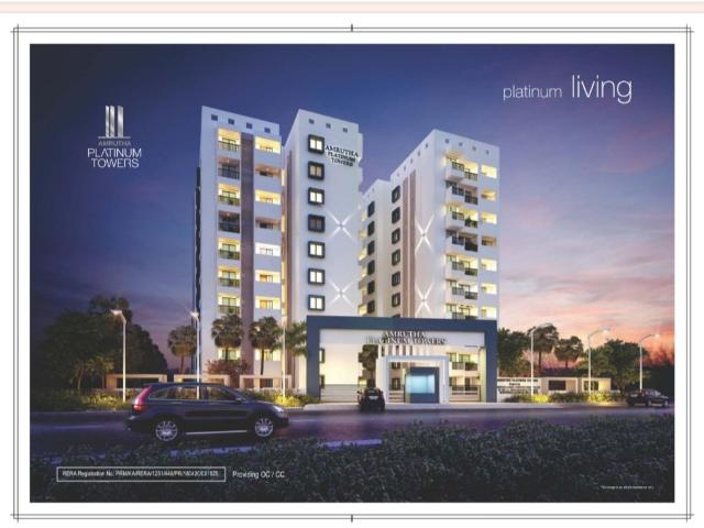 Resale | 3 BHK + Basement 1466 Sq.Ft. Apartment in Amrutha Platinum Tower