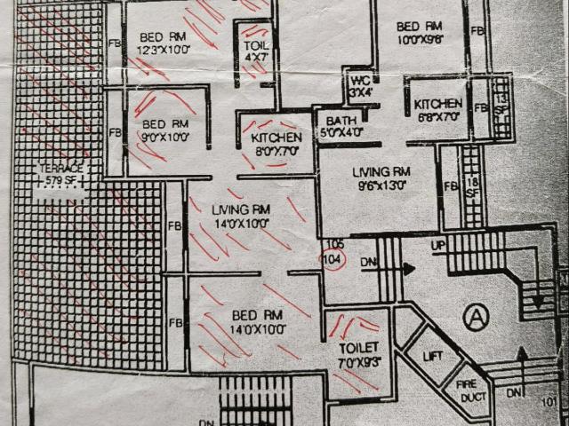 Resale | 3 BHK + Extra Room 1300 Sq.Ft. Apartment in Kamothe Sector 34