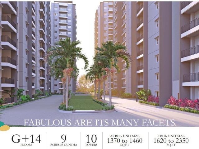 Resale | 3 BHK + Extra Room 1795 Sq.Ft. Apartment in EIPL Corner Stone