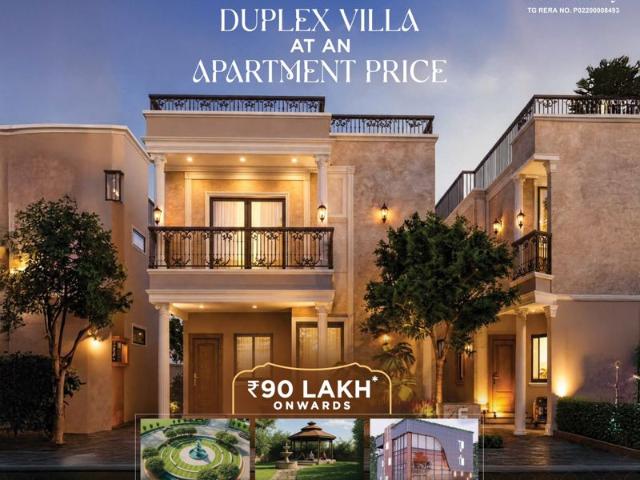Resale | 3 BHK + Servant Room 1440 Sq.Ft. Villa in Janapriya Olive County
