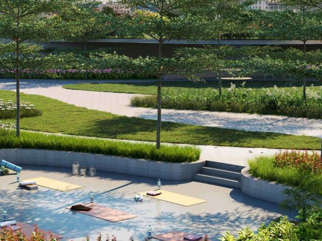 Resale | 3 BHK + Servant Room 1350 Sq.Ft. Apartment in Sagitarius Bluegrass Residences