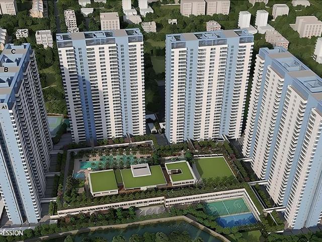Resale | 3 BHK + Study Room 1168 Sq.Ft. Apartment in Kumar Parc Residences