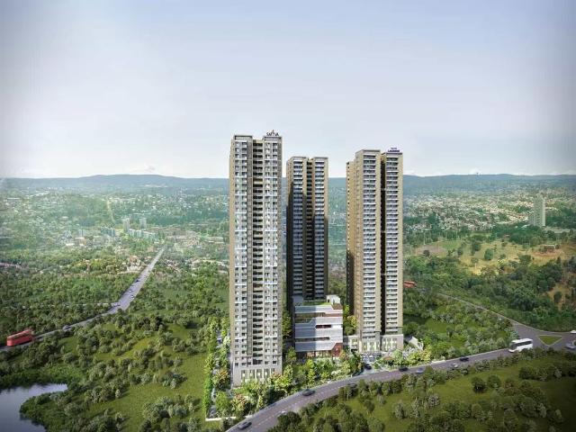 Resale | 3 BHK + Study Room 2152 Sq.Ft. Apartment in Sattva Lakeridge