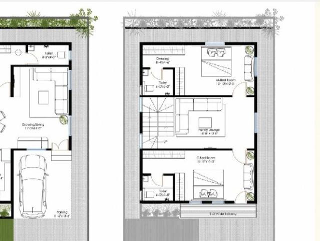 Resale | 3 BHK + Pooja Room 167 Sq.Yd. Villa in Janapriya Olive County