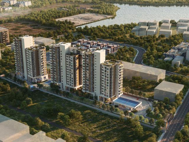 Resale | 3 BHK + Pooja Room 1819 Sq.Ft. Apartment in TVS Emerald Isle of Trees