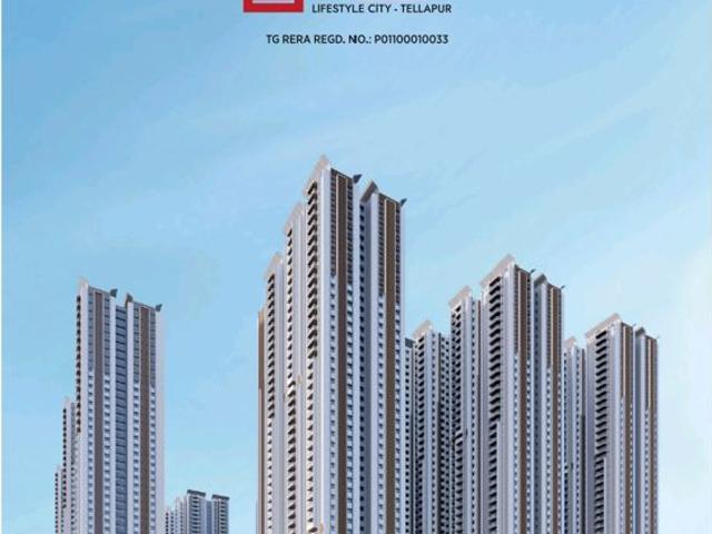 Resale | 3 BHK + Pooja Room 2350 Sq.Ft. Apartment in Rajapushpa Sierra
