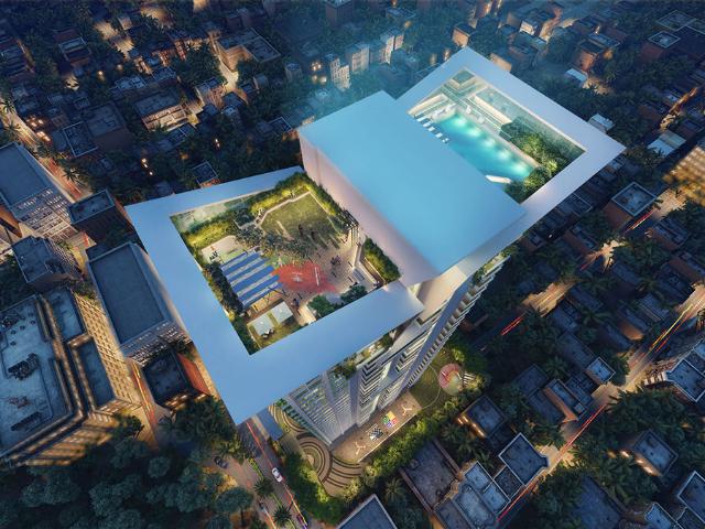 Resale | 3 BHK + Pooja Room 3411 Sq.Ft. Apartment in Everfine Straatosphere