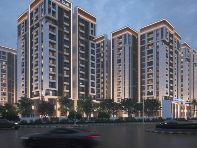 Resale | 3 BHK + Pooja Room,Servant Room 2015 Sq.Ft. Apartment in Ekam By Prosperiti