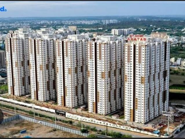 Resale | 3 BHK + Pooja Room,Servant Room,Study Room,Extra Room 1834 Sq.Ft. Apartment in Puppalaguda